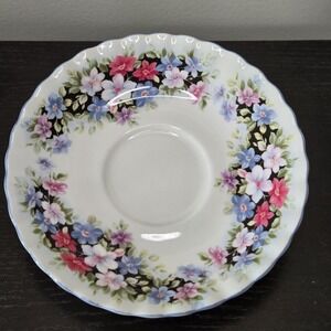 Royal Albert Clematis Frangrance Series Bone China Saucer ONLY‎